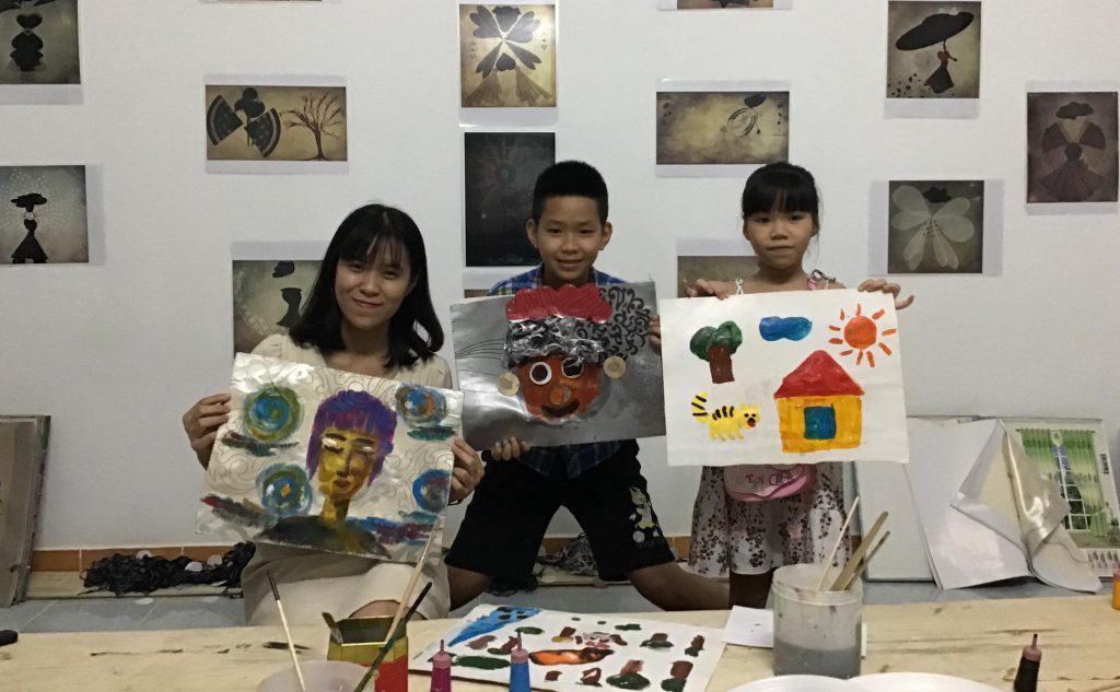 Kid's Art Jamming at My Art Studio